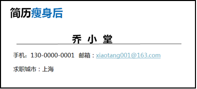 好简历简而有力，敲门砖用脚走出 ―― 韩国h漫
开展《简历特训》讲座